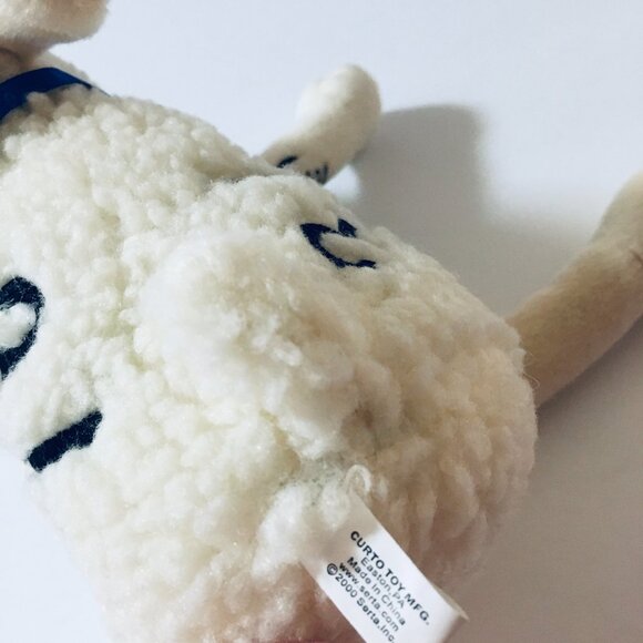 Serta Counting Sheep 3/8 Plush Stuffie Stuffed Animal Curto Toy 2000 Tag - Picture 13 of 16